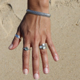 jonc argent femme