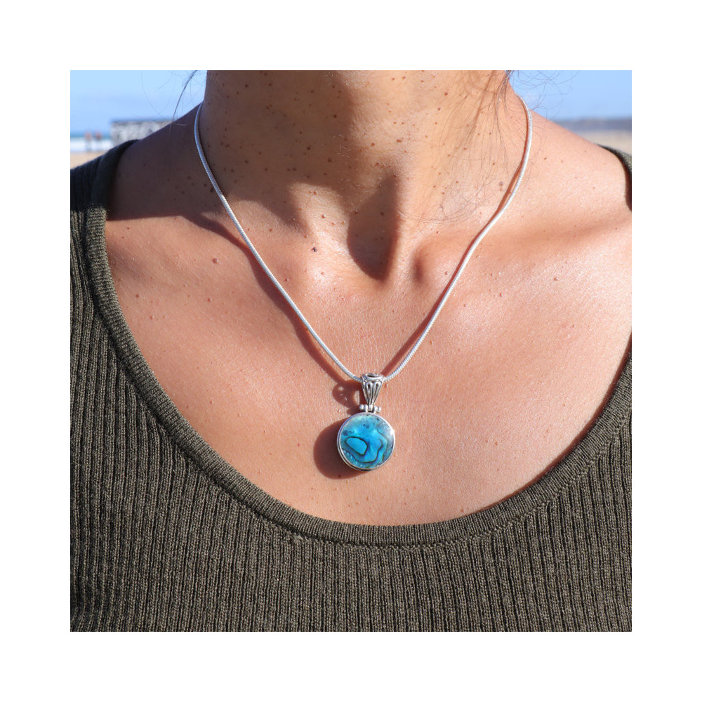 pendentif ormeau abalone coquillage
