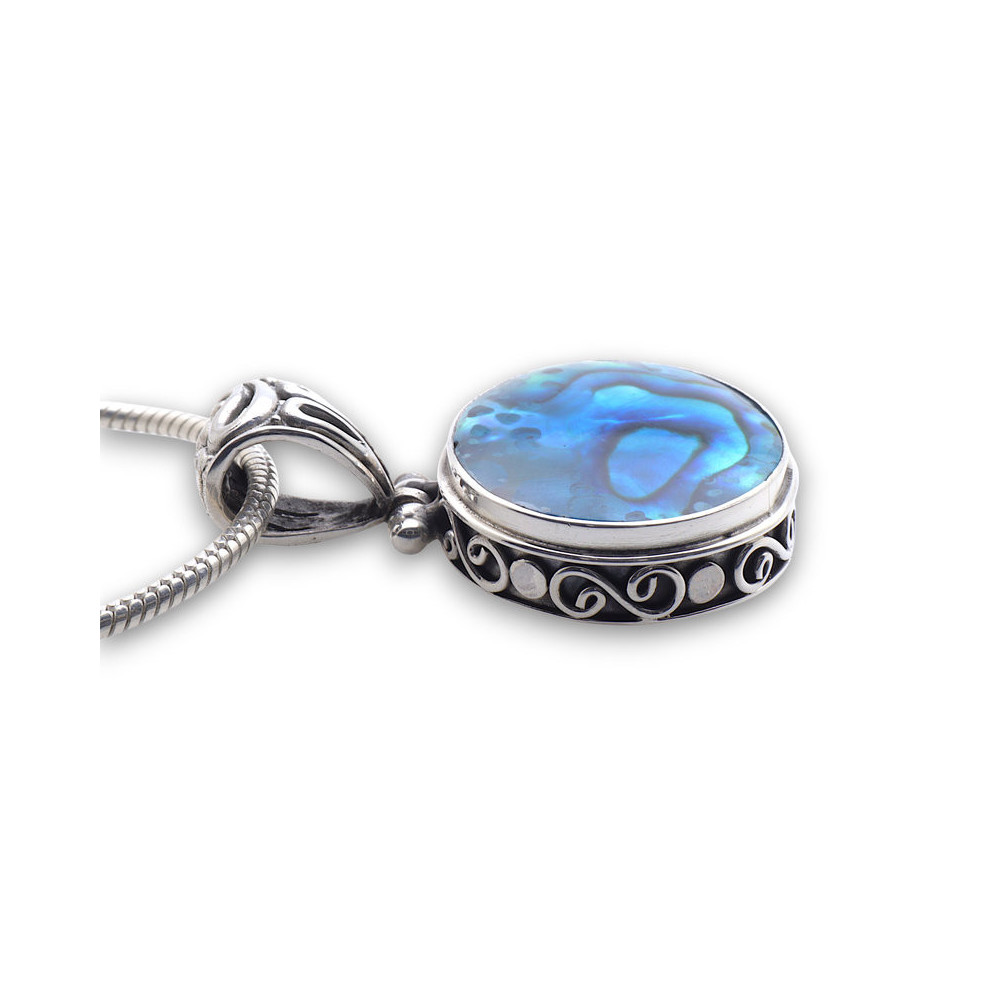 abalone pendant