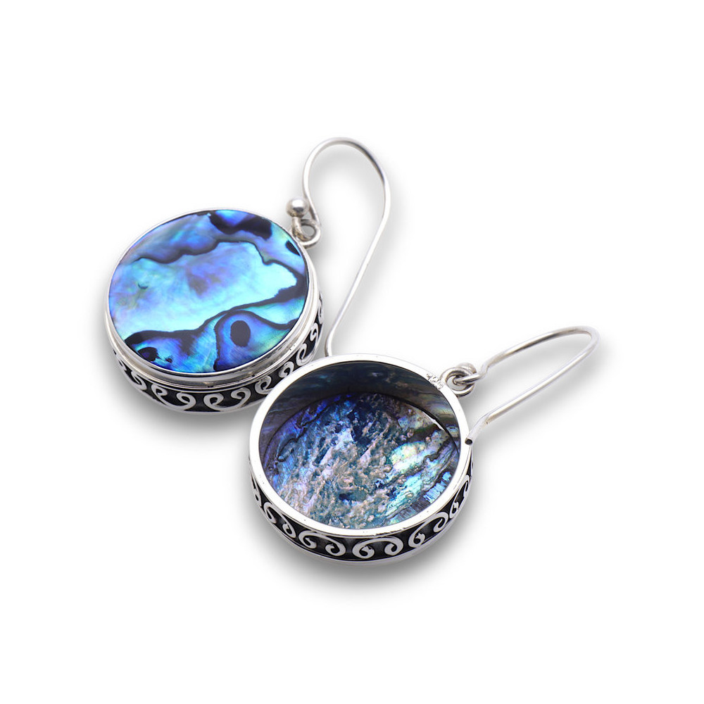 boucles d oreilles abalone