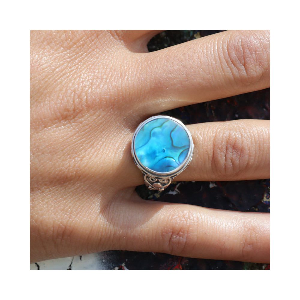 bague nacre abalone