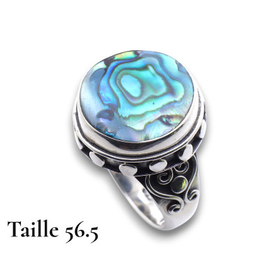 abalone bijou argent