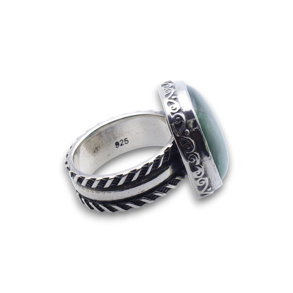 cyanite verte bague