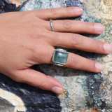 bague cyanite