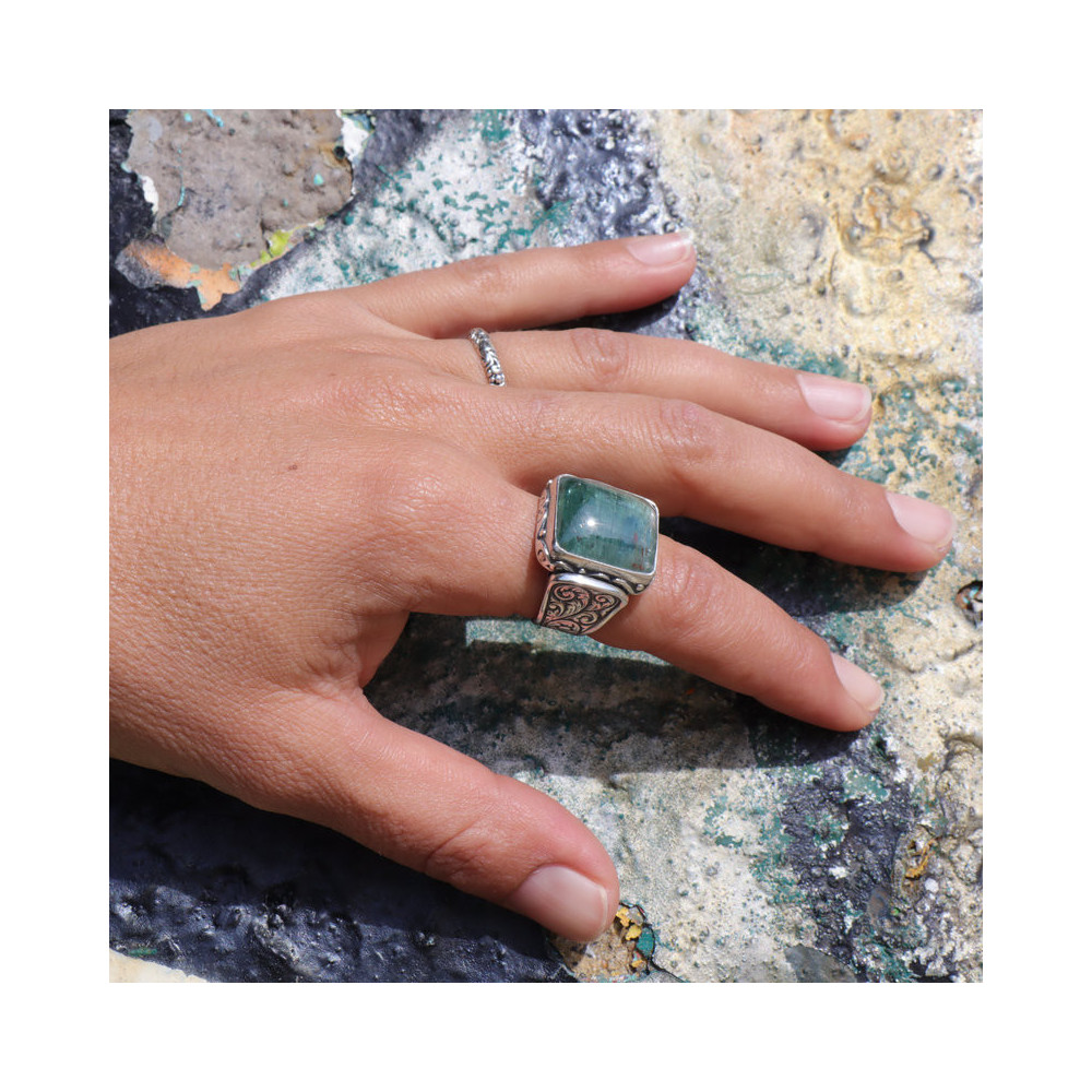 cyanite verte bijouterie