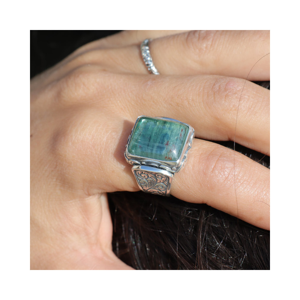 cyanite verte bijoux