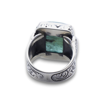 cyanite verte bague