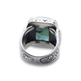 cyanite verte bague