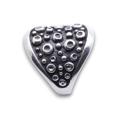 bague argent ventouse