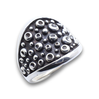 bague argent ventouse femme
