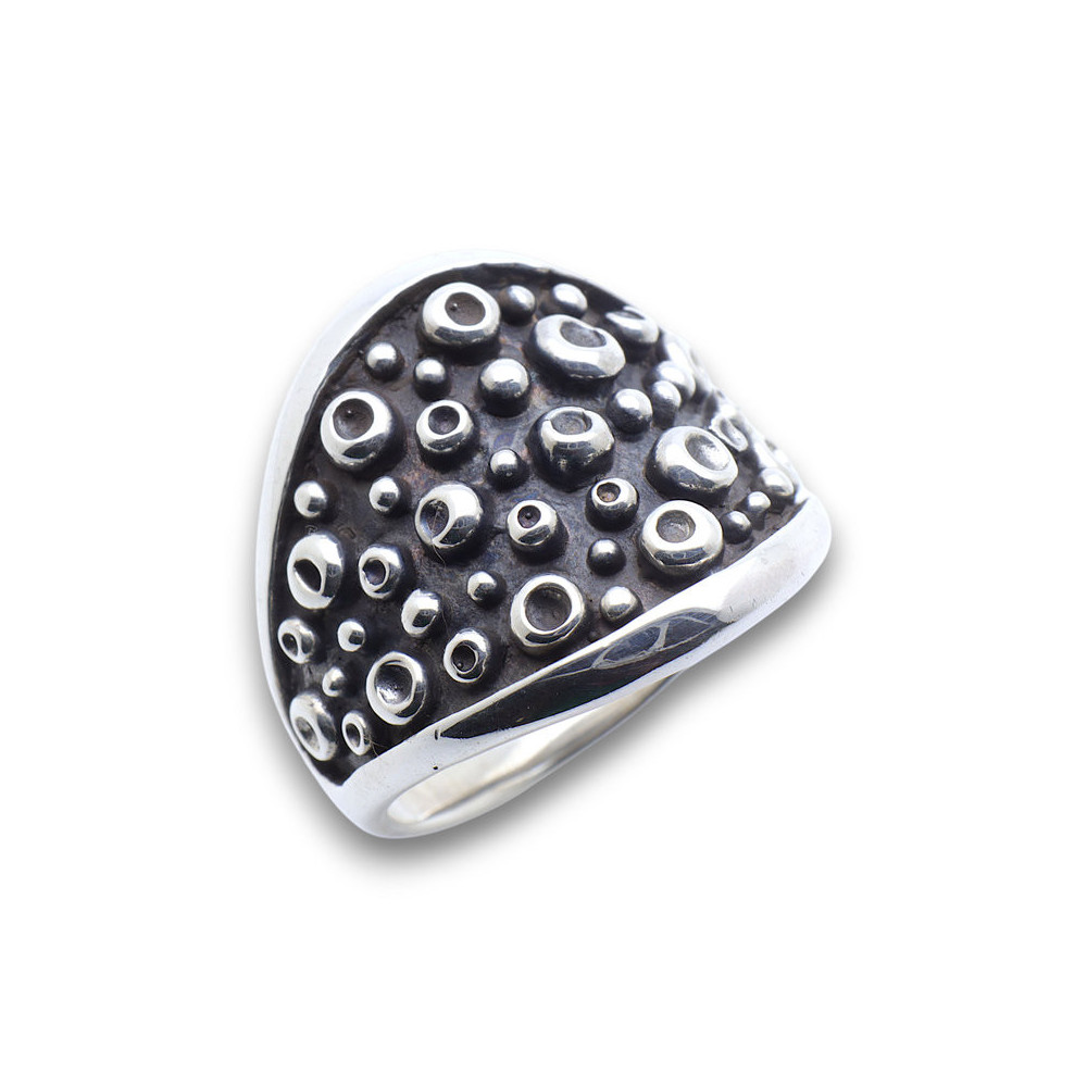 bague argent ventouse femme
