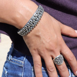 bague argent ventouses poulpe