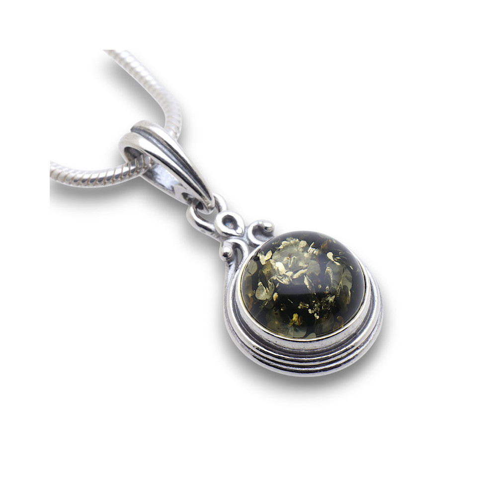 pendentif ambre baltique