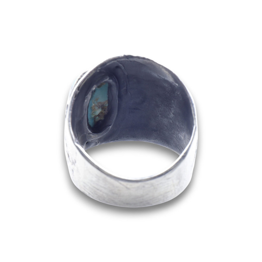 bague argent zeus turquoise