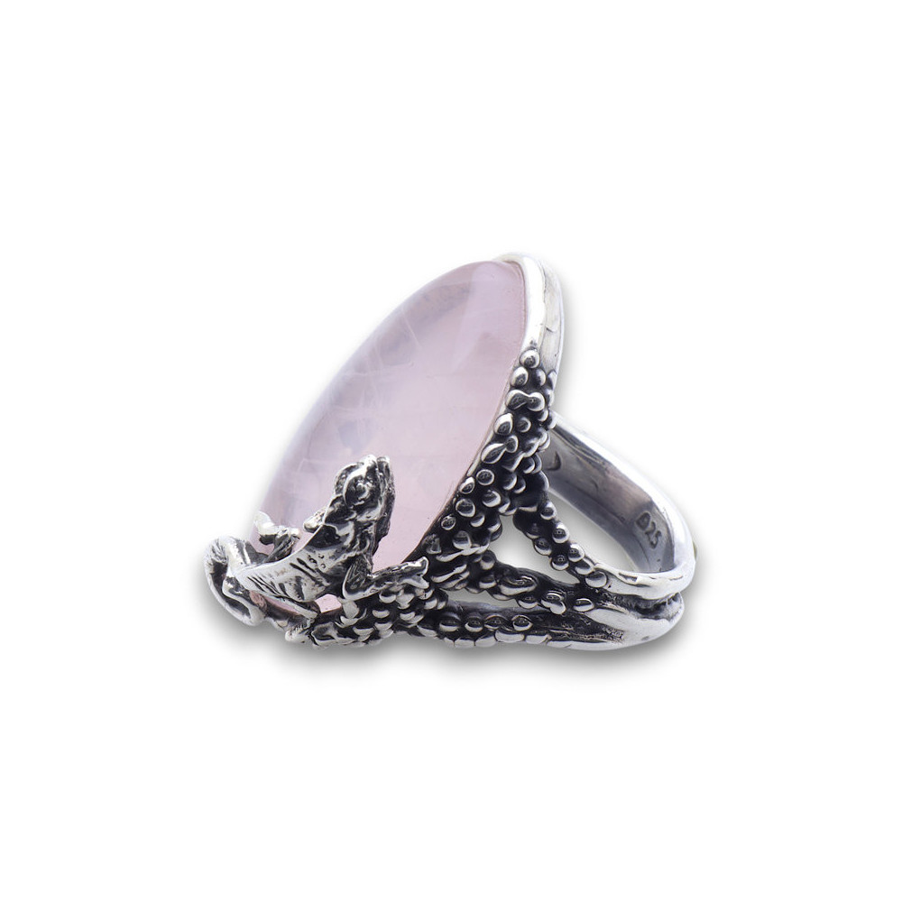 bague cameleon argent