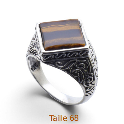 bague oeil de tigre