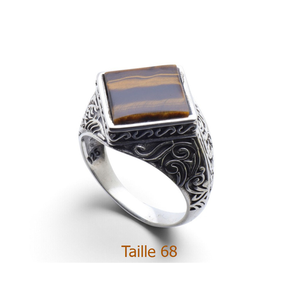 bague oeil de tigre