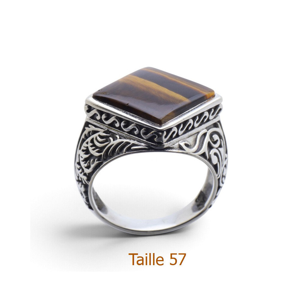 oeil de tigre bague