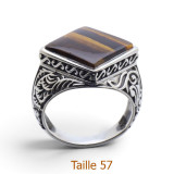 oeil de tigre bague