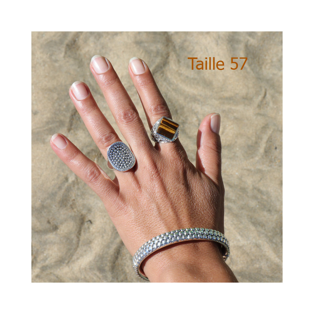 oeil de tigre bague femme