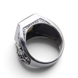 bague pierre labradorite argent