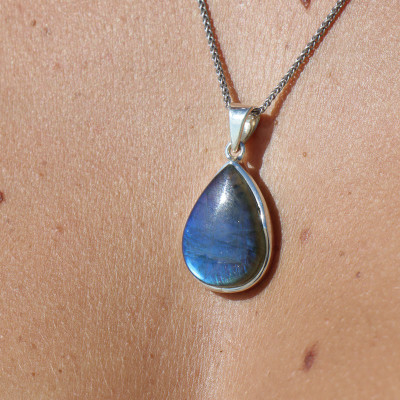 pendentif labradorite véritable