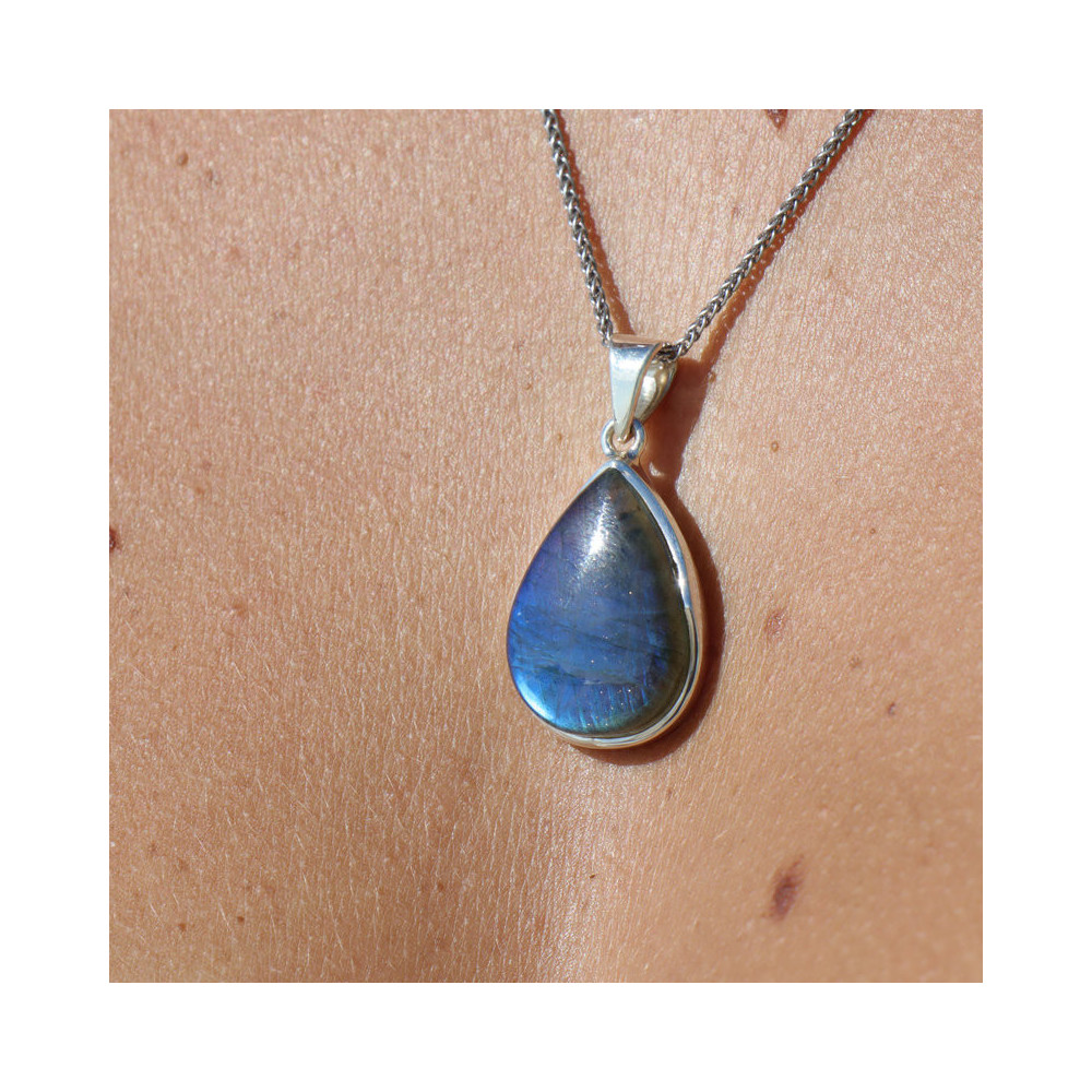 pendentif labradorite véritable
