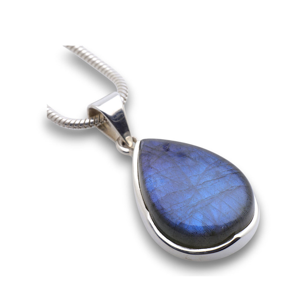 pendentif labradorite argent