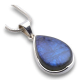 pendentif labradorite argent