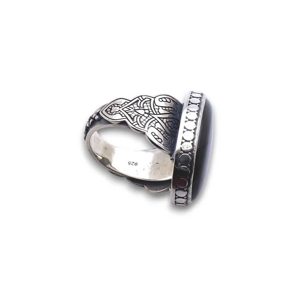 bague labradorite argent