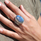 bague labradorite