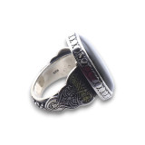 bague labradorite homme