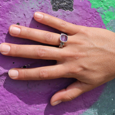 bague améthyste
