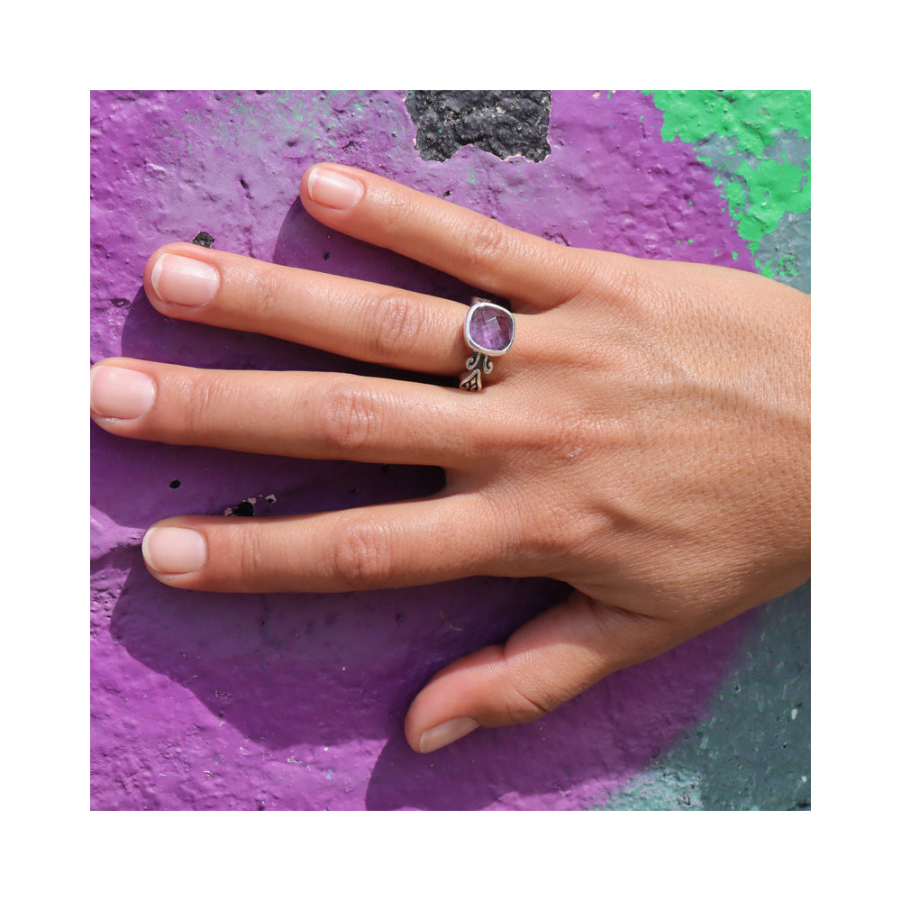 bague améthyste
