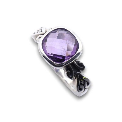 bague améthyste véritable