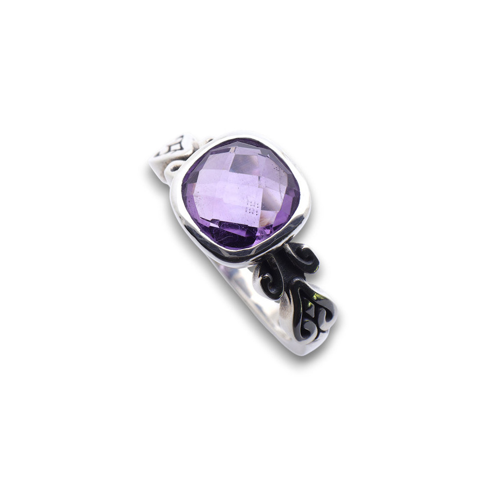 bague améthyste véritable
