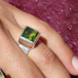 bague obsidienne femme