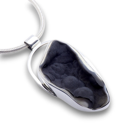 bijoux argent et corail noir