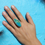 bague opale atacama argent