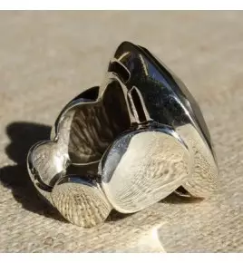Bague argent et onyx