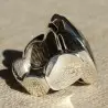 Bague argent et onyx