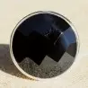 Bague argent et onyx
