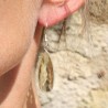 boucle d'oreille quartz