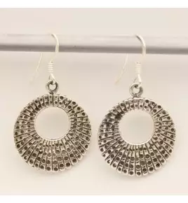 boucles d'oreilles argent