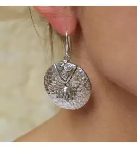 boucles d'oreilles argent