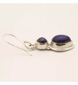 boucles d'oreilles lapis lazuli