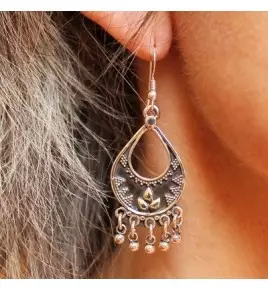 boucles d'oreilles argent