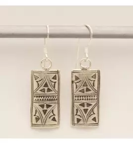 boucles d'oreilles argent