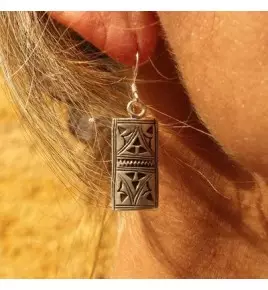 boucles d'oreilles argent