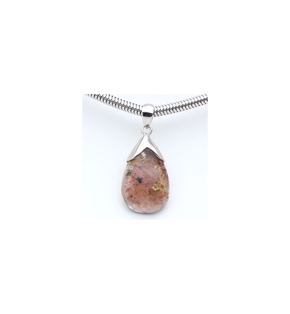 Pendentif argent et lodolite PTF856 Pendentif argent et lodolite PTF856